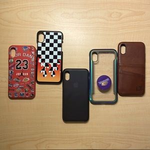Bundle of Iphone XS cases.